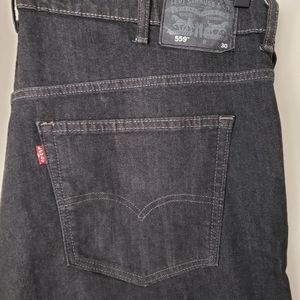 Levi's Mens 559 Jeans Black Sizes 44/30